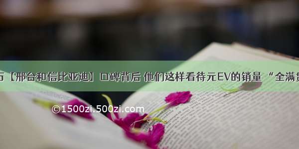 8万【邢台和信比亚迪】口碑背后 他们这样看待元EV的销量 “全满贯”