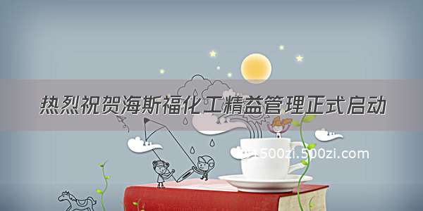 热烈祝贺海斯福化工精益管理正式启动