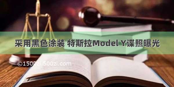 采用黑色涂装 特斯拉Model Y谍照曝光