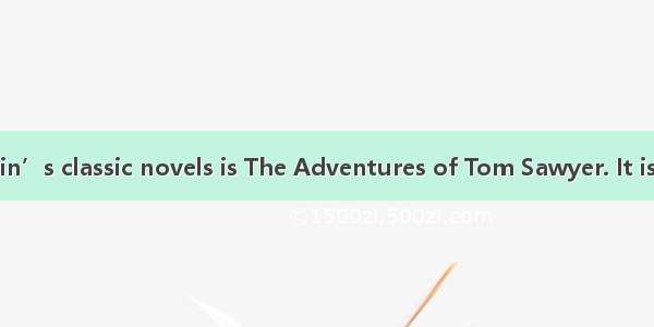 One of Mark Twain’s classic novels is The Adventures of Tom Sawyer. It is 36in a small Ame