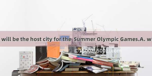 It  that Tokyo will be the host city for the  Summer Olympic Games.A. will reportB. wi