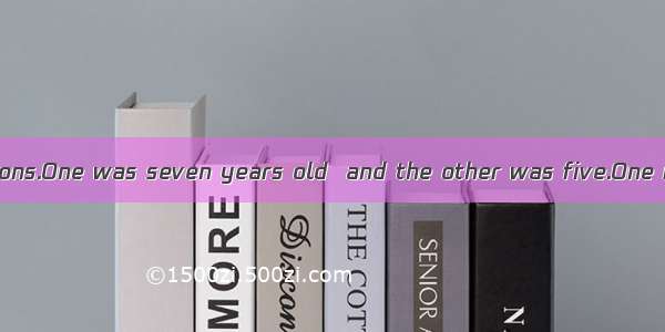 Mr Smith had two sons.One was seven years old  and the other was five.One morning during t