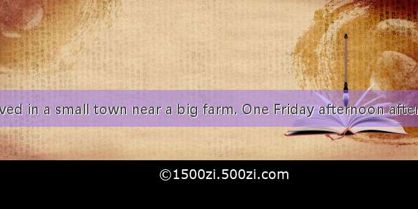 Mrs. Brown lived in a small town near a big farm. One Friday afternoon after she finishedh