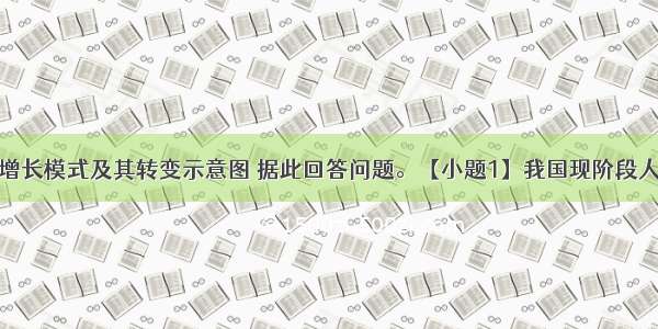 下图是人口增长模式及其转变示意图 据此回答问题。【小题1】我国现阶段人口增长模式