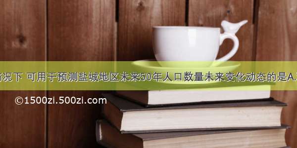 单选题一般情况下 可用于预测盐城地区未来50年人口数量未来变化动态的是A.现有人口的数